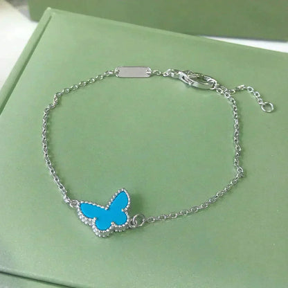 [Bloom]BUTTERFLY TURQUOISE BUTTERFLY BRACELET SILVER