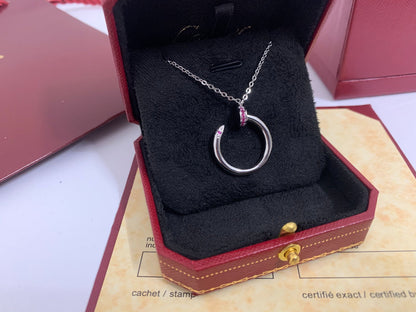 [Bloom]JUSTE PINK DIAMOND NECKLACE