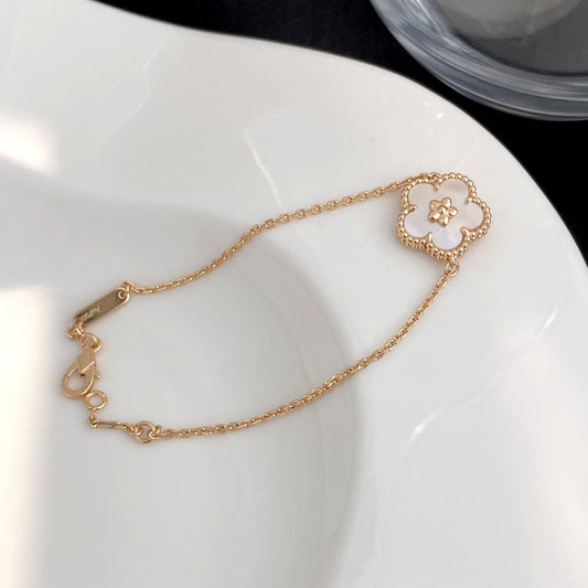 [Bloom]LUCKY SPRING ROSE GOLD MOP BRACELET