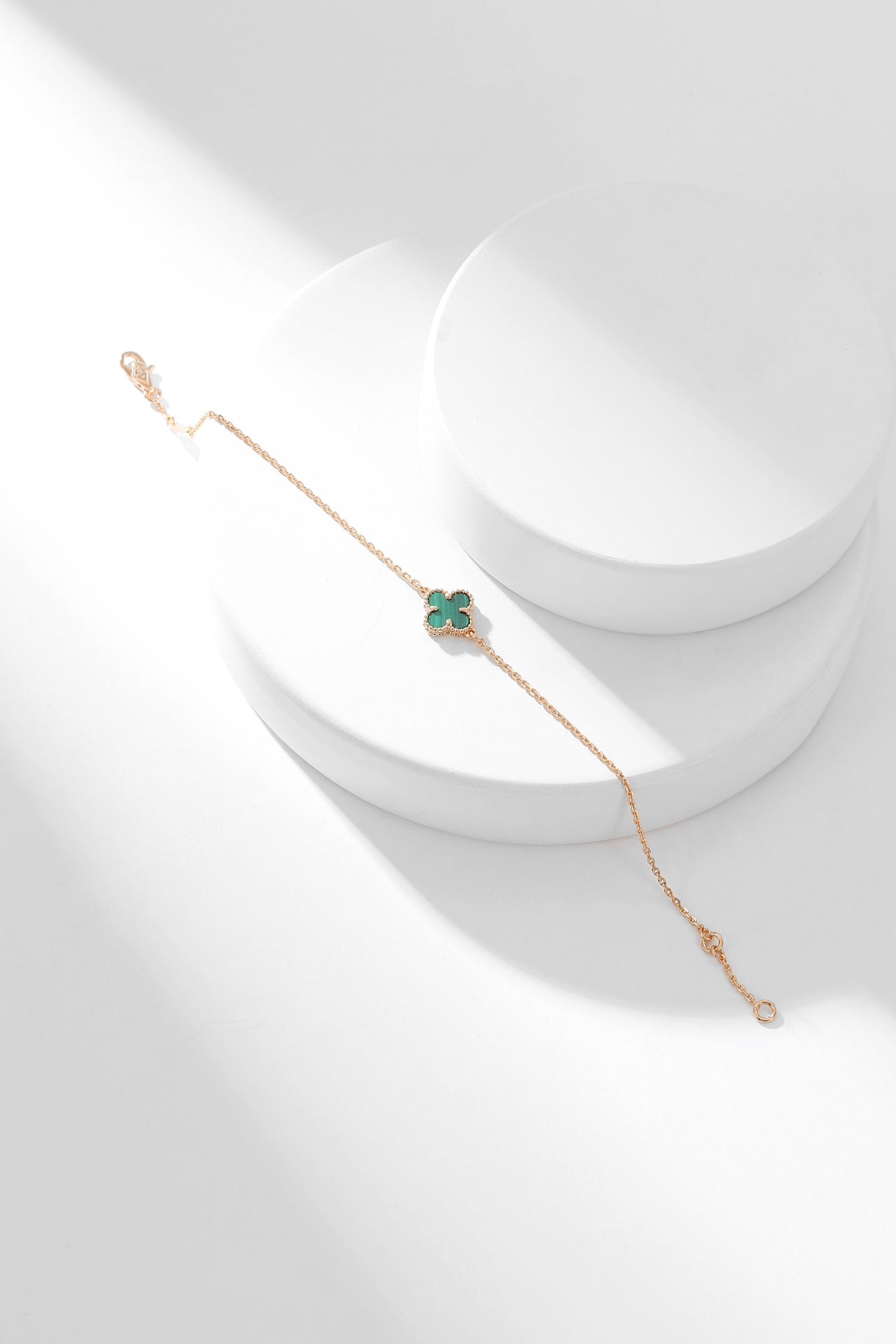 [Bloom]CLOVER BRACELET MALACHITE 1 MOTIF