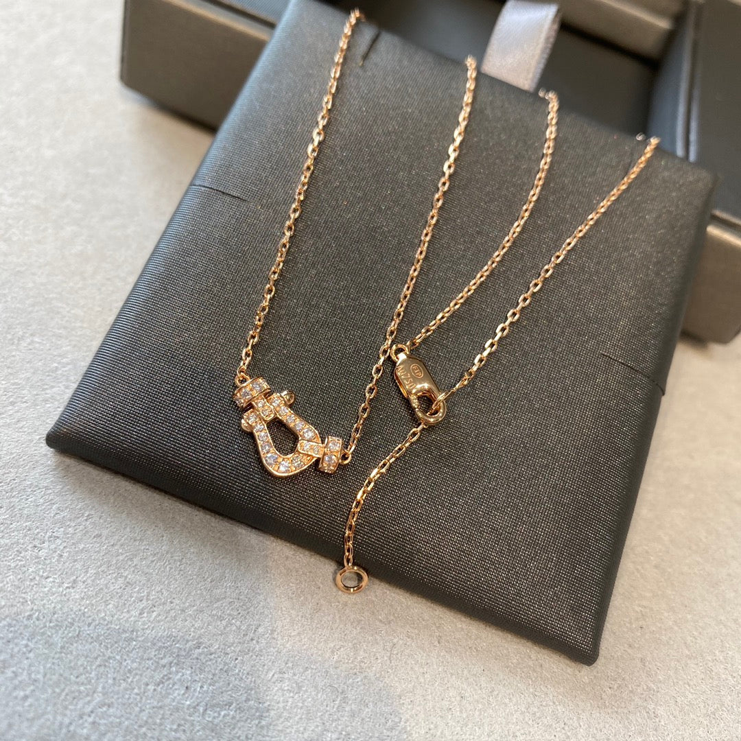 [Bloom]FORCE 10 DIAMOND PINK GOLD NECKLACE MINI MODEL