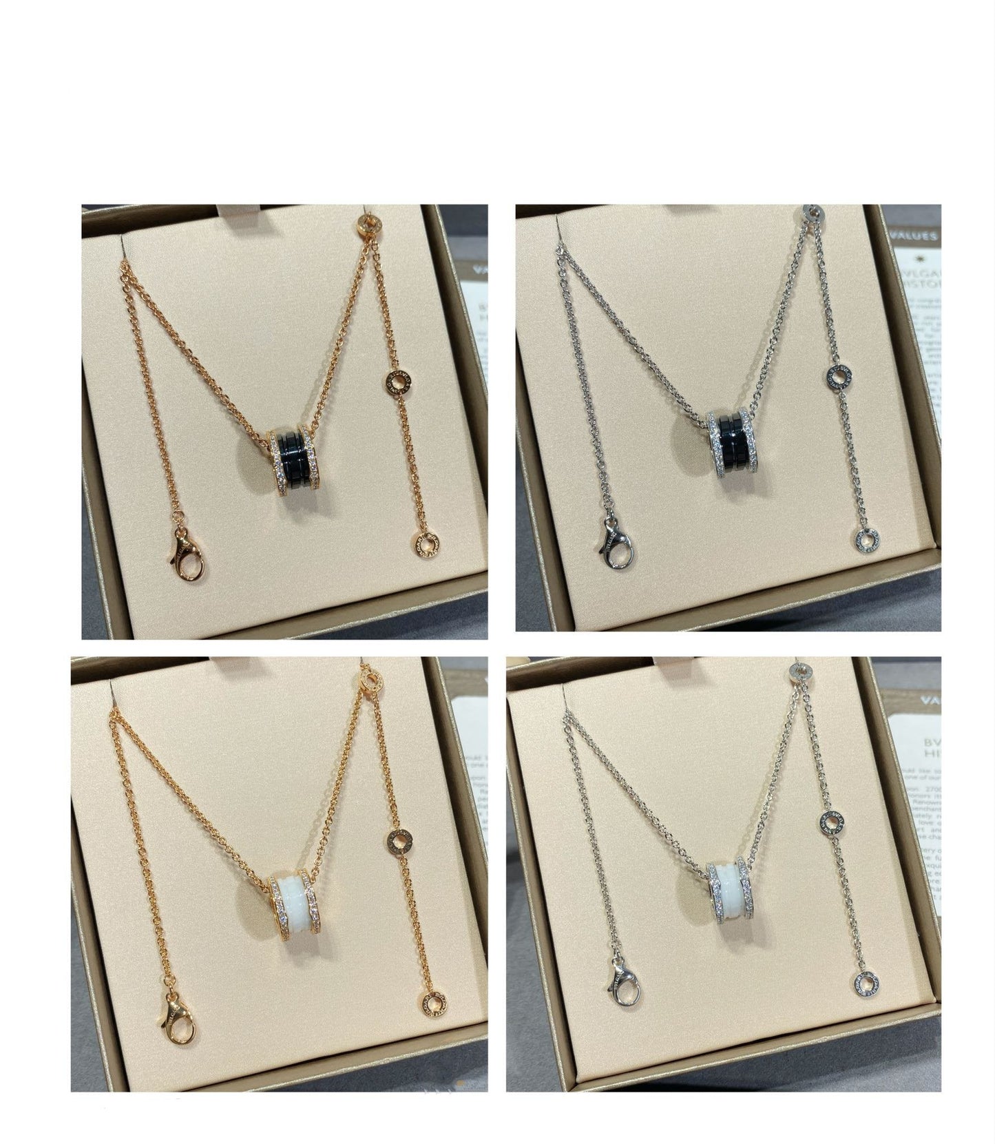 [Bloom]ZERO 1 DIAMOND CERAMIC NECKLACE