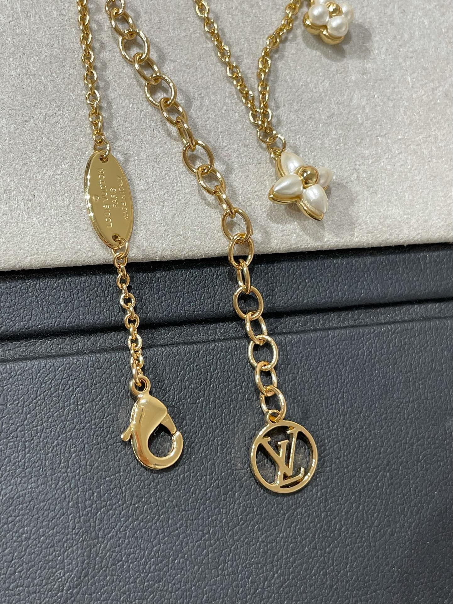 [Bloom]FLOWERGRAM GOLD MOP DOUBLE ROW NECKLACE