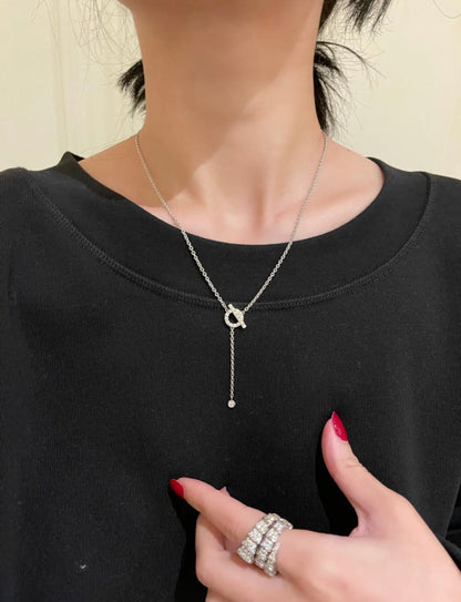 [Bloom]FINESSE SILVER DIAMOND NECKLACE