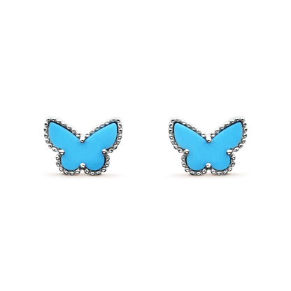 [Bloom]BUTTERFLY TURQUOISE EARRINGS SILVER