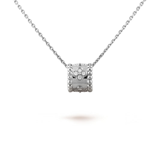 [Bloom]PERLEE PEDANT SIVLER DIAMOND NECKLACE