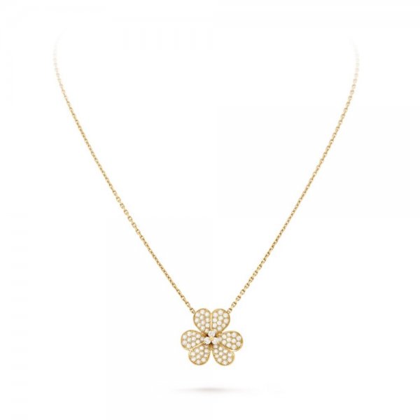 [Bloom]FLOWER DIAMOND NECKLACE