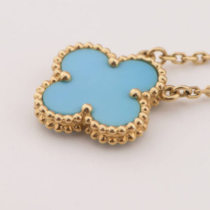 [Bloom]CLOVER 15MM VINTAGE TURQUOISE NECKLACE