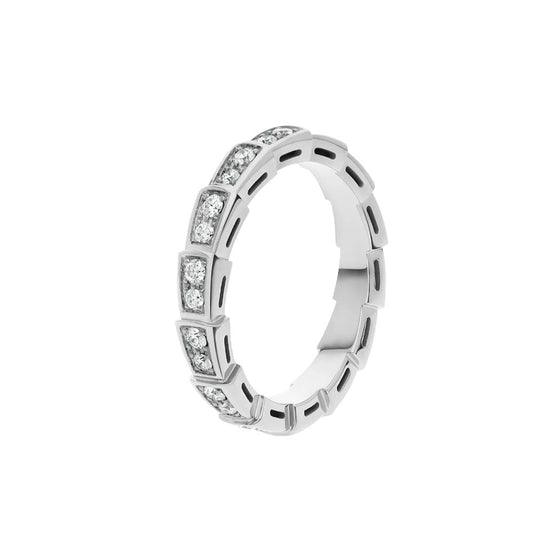 [Bloom]SERPENTI RING SILVER DIAMOND PAVED 3MM