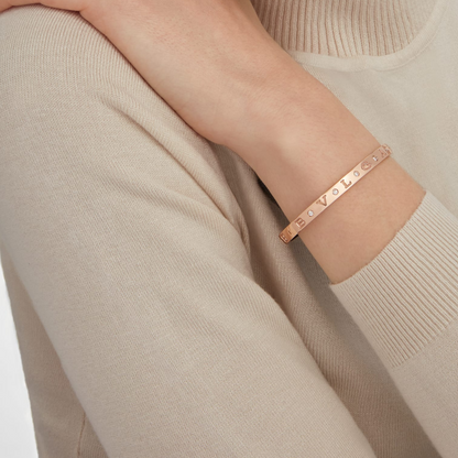 [Bloom]ZERO 1 PINK GOLD 12 DIAMONDS BRACELET