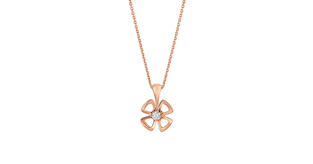 [Bloom]FIOREVER NECKLACE DIAMOND CENTER