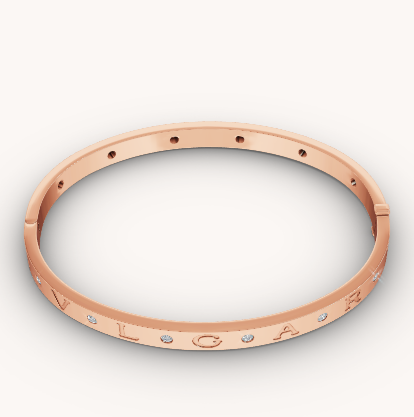 [Bloom]ZERO 1 PINK GOLD 12 DIAMONDS BRACELET