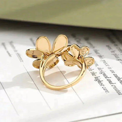 [Bloom]CLOVER COMOS GOLD DIAMOND RING