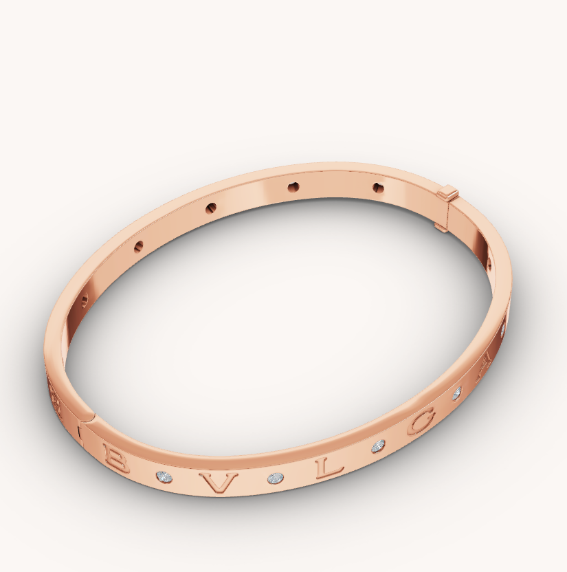 [Bloom]ZERO 1 PINK GOLD 12 DIAMONDS BRACELET