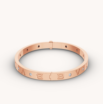 [Bloom]ZERO 1 PINK GOLD 12 DIAMONDS BRACELET