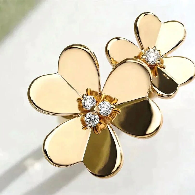 [Bloom]CLOVER COMOS GOLD DIAMOND RING