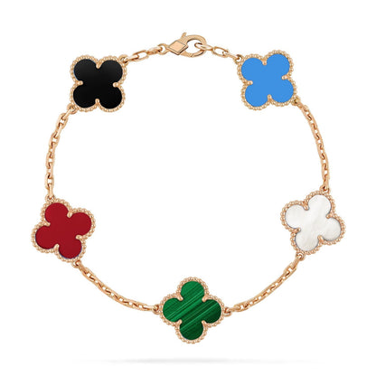 [Bloom]CLOVER 5 MOTIFS MULTICOLOR  BRACELET