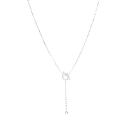 [Bloom]FINESSE SILVER DIAMOND NECKLACE