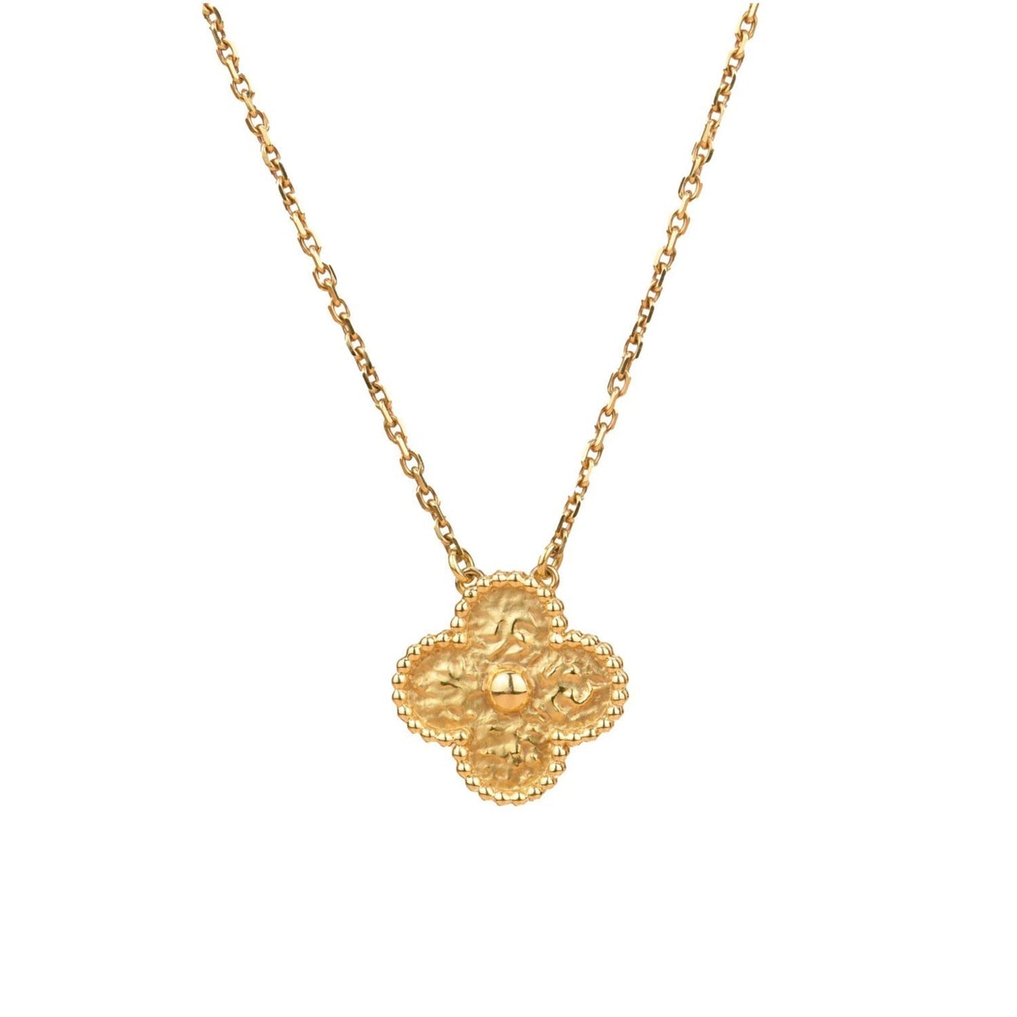 [Bloom]CLOVER 15MM  BRONZING NECKLACE