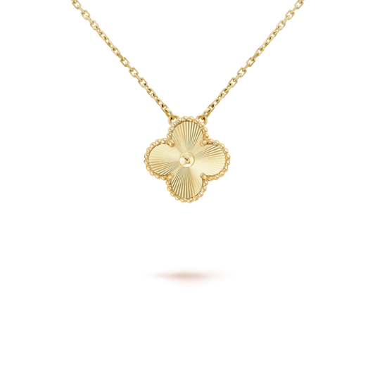 [Bloom]CLOVER 15MM LASER NECKLACE