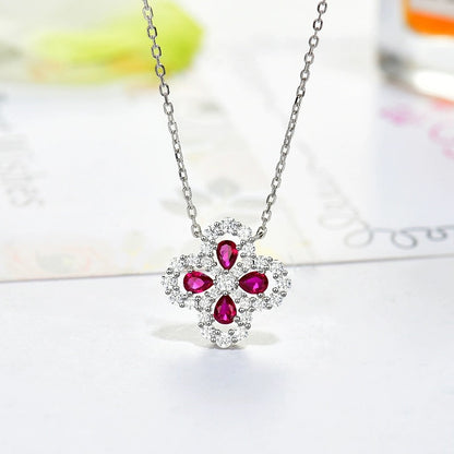 [Bloom]LOOP NECKLACE FULL MOTIF DIAMOND 16MM MULTIPLE COLORS