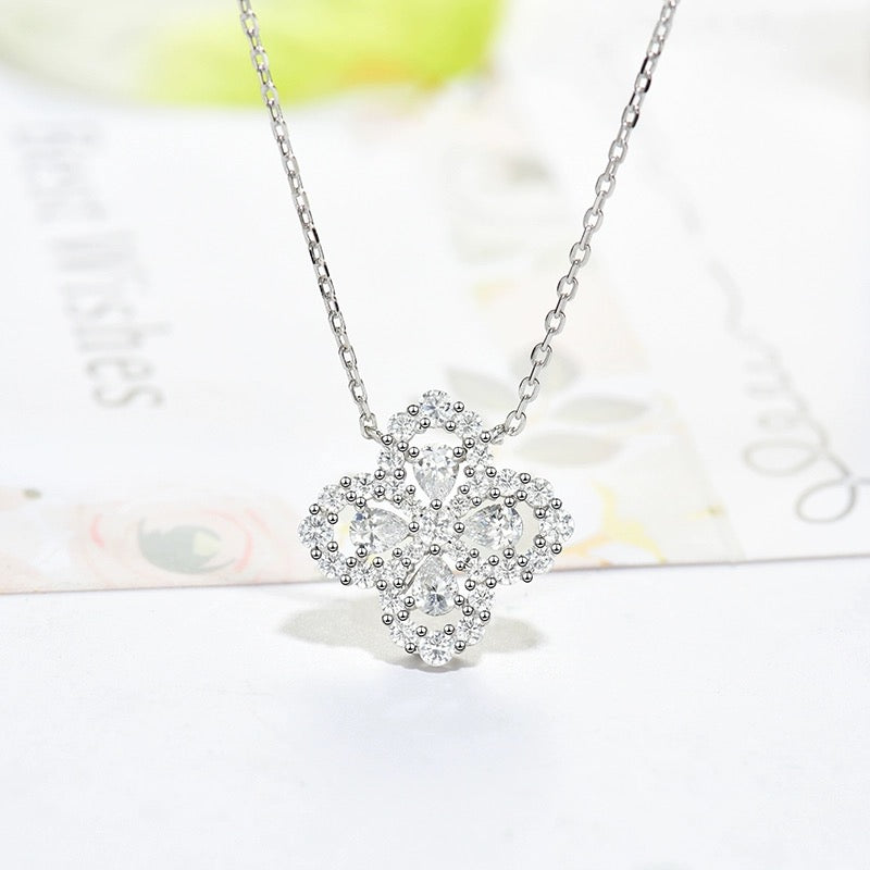 [Bloom]LOOP NECKLACE FULL MOTIF DIAMOND 16MM MULTIPLE COLORS