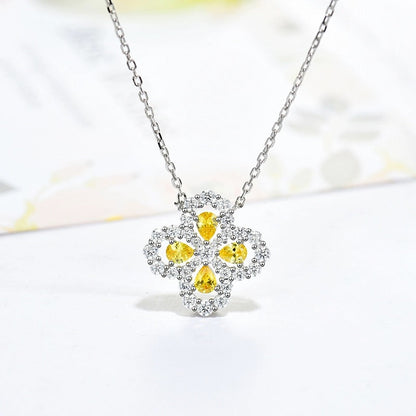 [Bloom]LOOP NECKLACE FULL MOTIF DIAMOND 16MM MULTIPLE COLORS