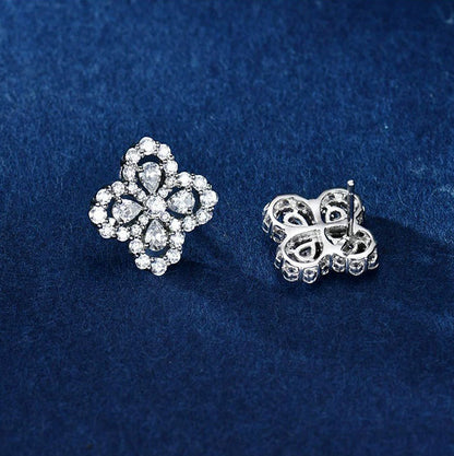 [Bloom]LOOP EARRINGS FULL MOTIF DIAMOND 16MM