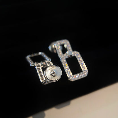 [Bloom]LINKS MEDIUM EARRINGS DIAMOND