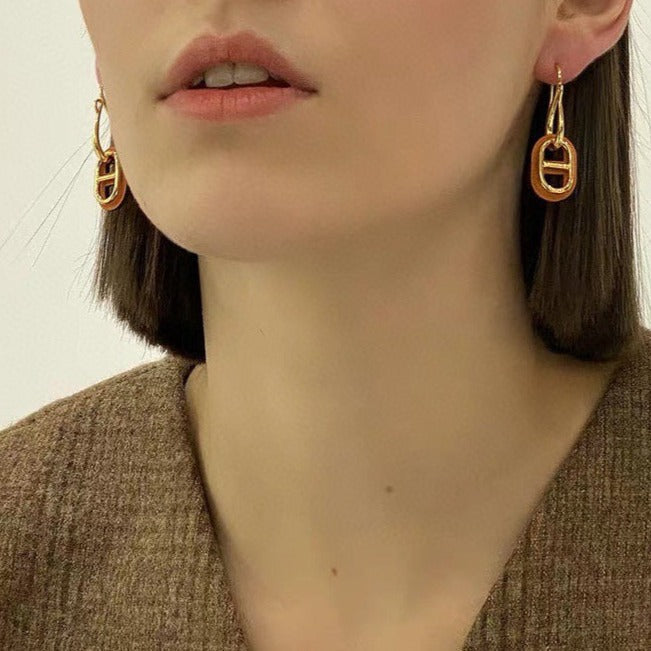 [Bloom]HM O'MAILLON GOLD EARRINGS