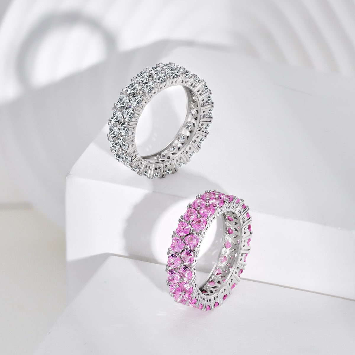 [Bloom]Sparkling Full Heart Ring