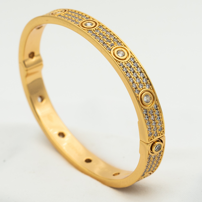 [Bloom]LOVE BRACELET 6.1MM DIAMOND-PAVED 10 BIG DIAMONDS