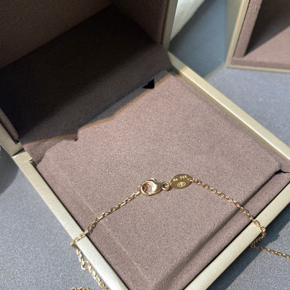 [Bloom]JEUX DE PINK GOLD DIAMOND NECKLACE