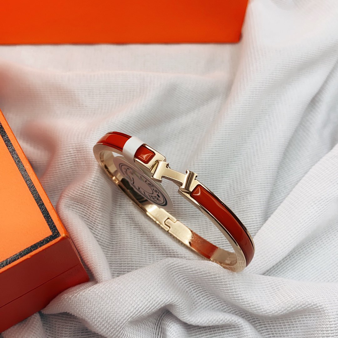 [Bloom]CLASSIC HM CLIC RED 8MM ENAMEL BRACELET