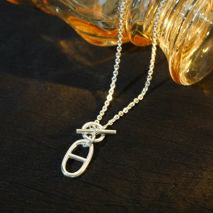 [Bloom]HM CHAINE D'ANCRE PENDANT NECKLACE STERLING SILVER