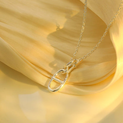 [Bloom]HM CHAINE D'ANCRE PENDANT NECKLACE STERLING SILVER