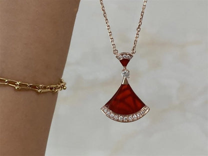 [Bloom]DREAM NECKLACE CARNELIAN DIAMOND