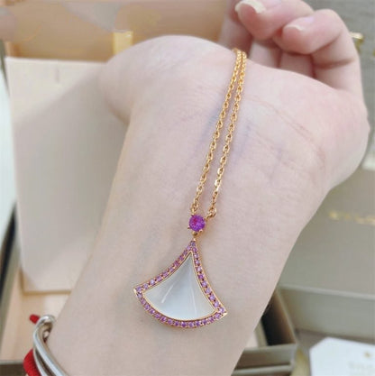 [Bloom]DREAM NECKLACE MOP DIAMOND PINK