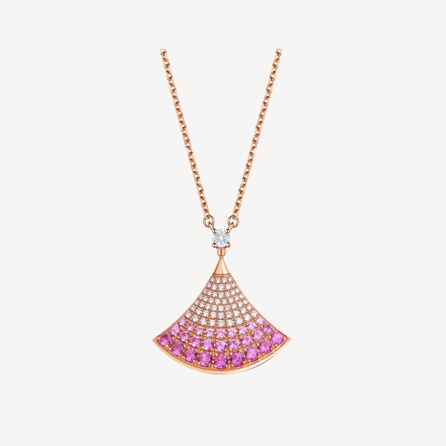 [Bloom]DREAM NECKLACE PINK GOLD PINK DIAMOND