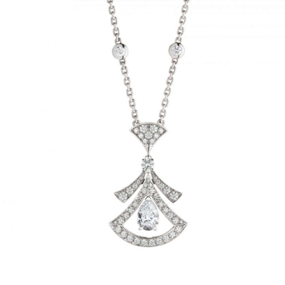 [Bloom]DREAM NECKLACE WHITE DIAMOND SILVER