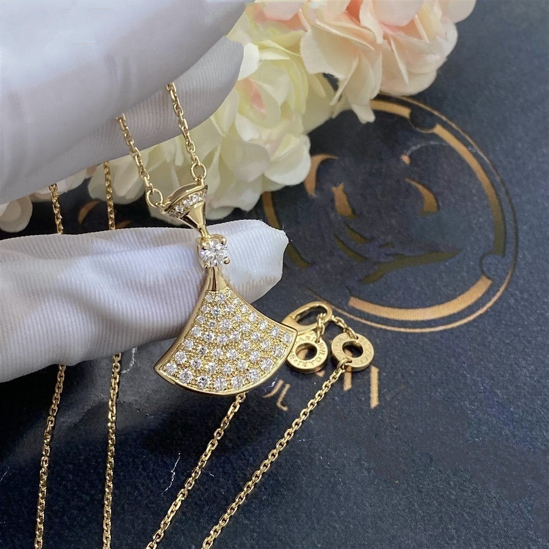 [Bloom]DREAM NECKLACE GOLD FULL DIAMOND