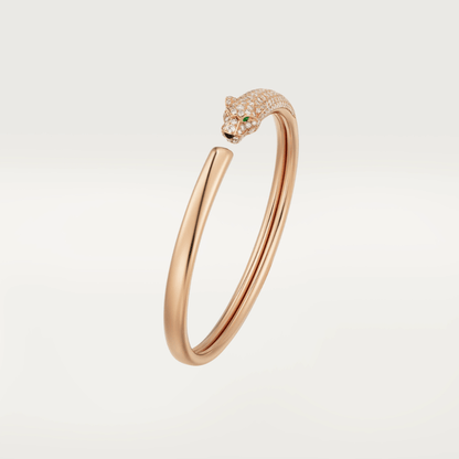 [Bloom]PANTHERE ROSE GOLD DIAMOND OPEN BRACELET