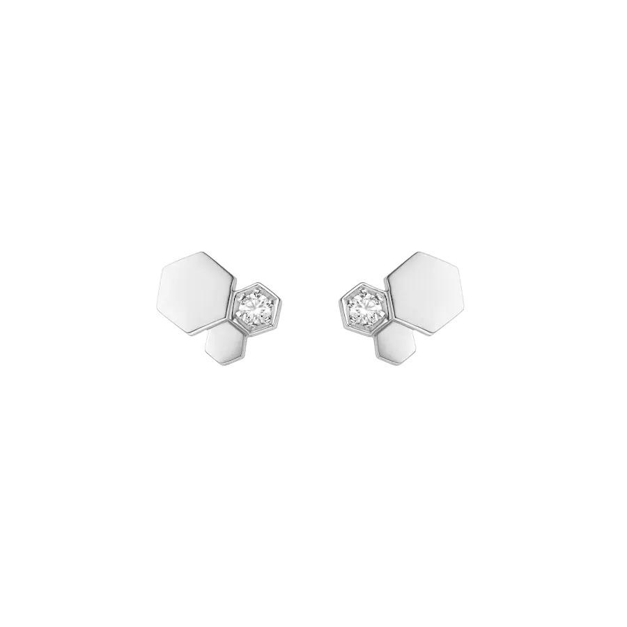 [Bloom]BEE LOVE SILVER DIAMOND EARRINGS