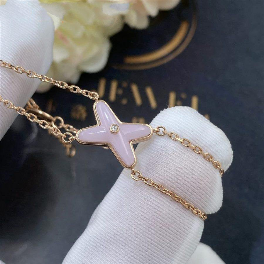 [Bloom]JEUX BRACELET PINK MOP PINK GOLD 1 DIAMOND