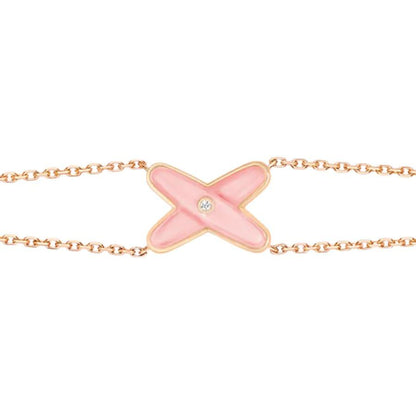 [Bloom]JEUX BRACELET PINK MOP PINK GOLD 1 DIAMOND