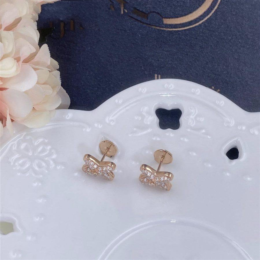 [Bloom]JEUX DE PINK GOLD DIAMOND EARRINGS