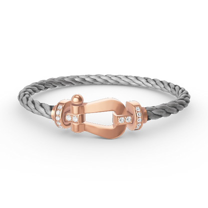 [Bloom]FORCE LARGE HORSESHOE HALF DIAMOND BRACELET ROSE GOLD