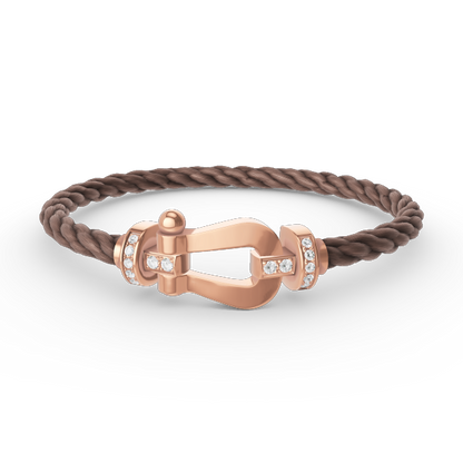 [Bloom]FORCE LARGE HORSESHOE HALF DIAMOND BRACELET ROSE GOLD