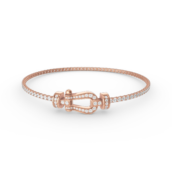 [Bloom]FORCE  HORSESHOE  DIAMOND TENNIS BRACELET