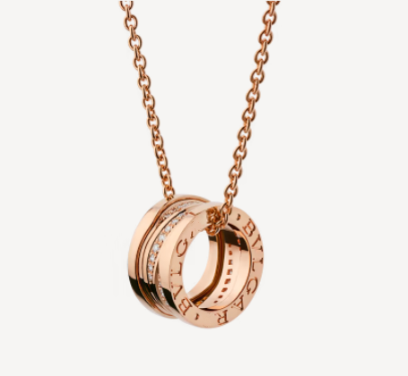 [Bloom]ZERO 1 PINK GOLD DIAMOND NECKLACE